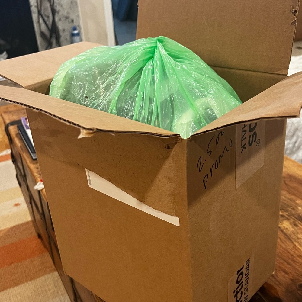 Vibrant Green Shipping Bag